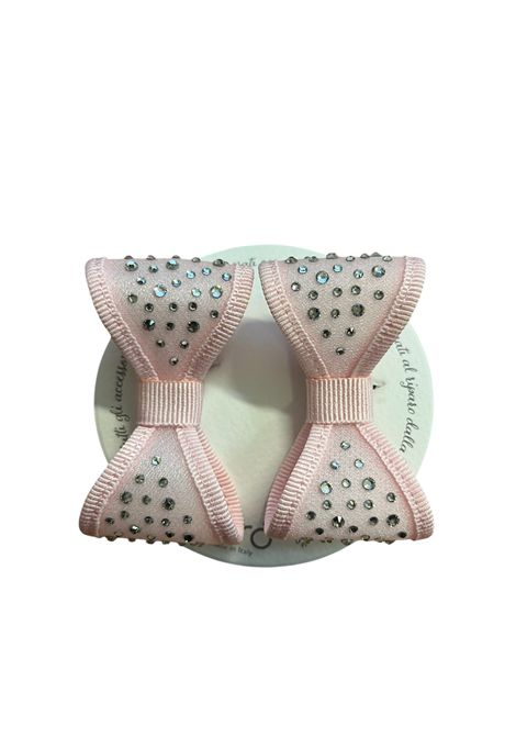 Mollettina  fiocco swarovski Rò Rò | MO SW 421ROS